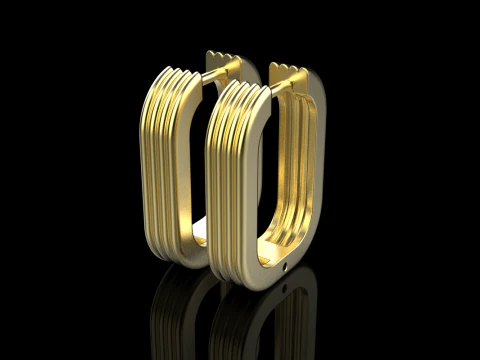 Earring model 864 3D Print Model