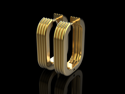 Earring model 864 Model do druku 3D