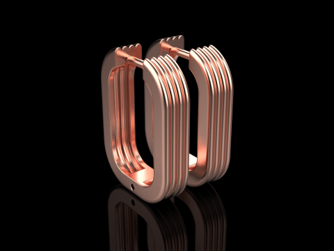 Earring model 864 Model do druku 3D