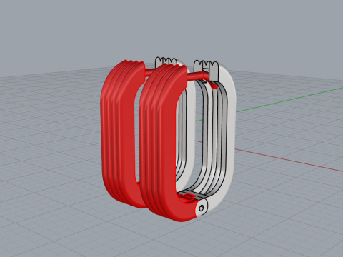 Earring model 864 Model do druku 3D