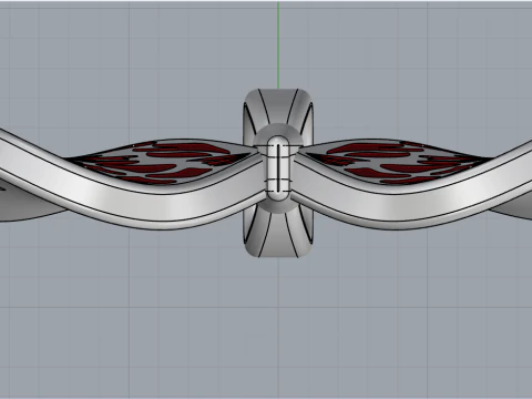 Butterfly pendant model 862 3D Print Model