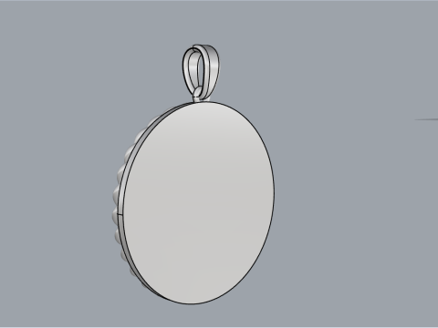 Zodiac sign Capricorn pendant model 859 3D Druckmodell