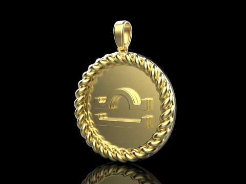 Zodiac sign Libra model 856 Model do druku 3D