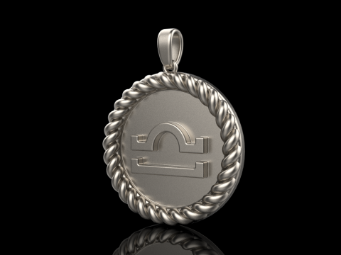 Zodiac sign Libra model 856 Model do druku 3D