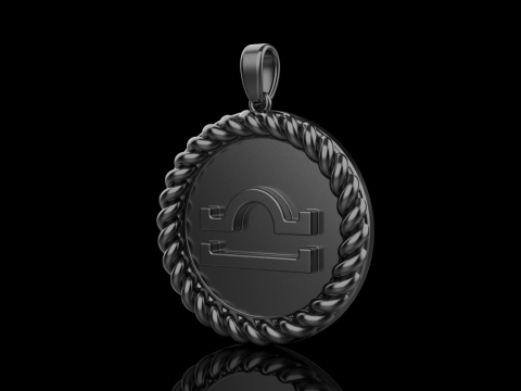 Zodiac sign Libra model 856 Model do druku 3D