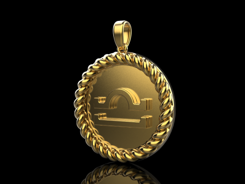 Zodiac sign Libra model 856 Model do druku 3D