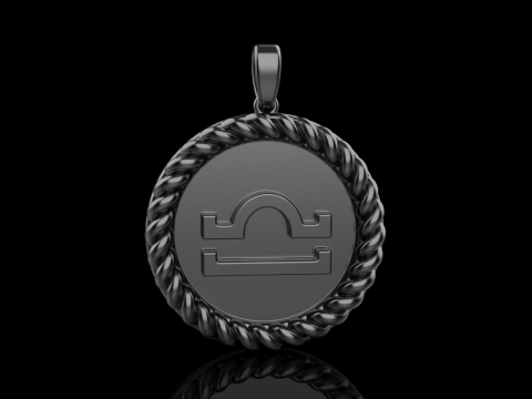 Zodiac sign Libra model 856 Model do druku 3D