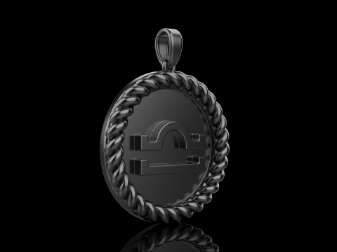 Zodiac sign Libra model 856 Model do druku 3D