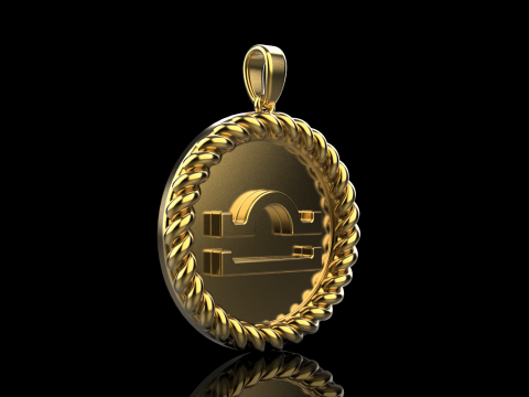 Zodiac sign Libra model 856 Model do druku 3D