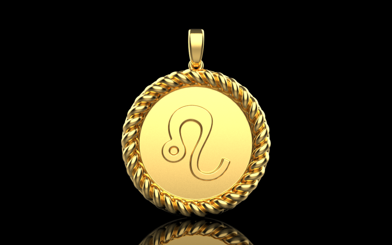 Zodiac sign lem model 854 3D Druckmodell .c4d .max .obj .3ds .fbx .stl .blend 