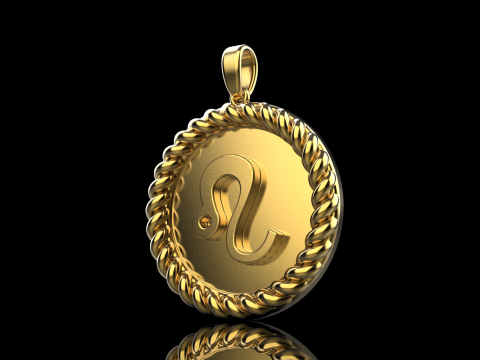 Zodiac sign lem model 854 3D Druckmodell