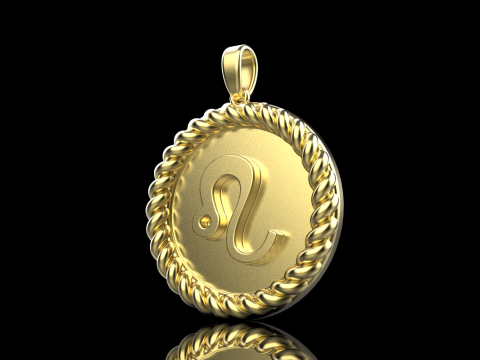 Zodiac sign lem model 854 3D Druckmodell