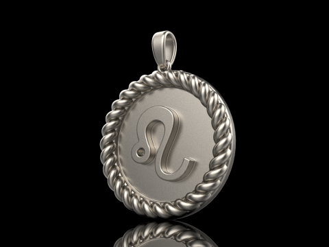 Zodiac sign lem model 854 3D Druckmodell