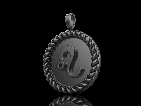 Zodiac sign lem model 854 3D Druckmodell