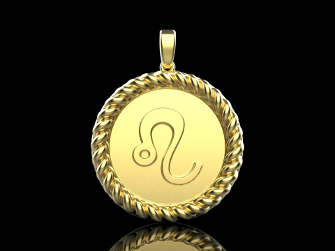 Zodiac sign lem model 854 3D Druckmodell