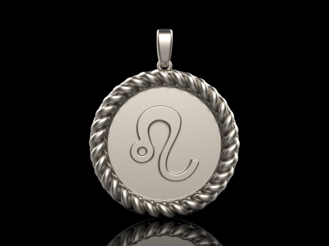 Zodiac sign lem model 854 3D Druckmodell