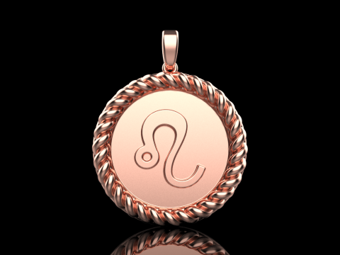 Zodiac sign lem model 854 3D Druckmodell