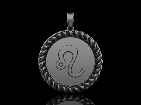 Zodiac sign lem model 854 3D Druckmodell