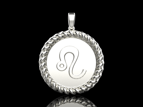 Zodiac sign lem model 854 3D Druckmodell