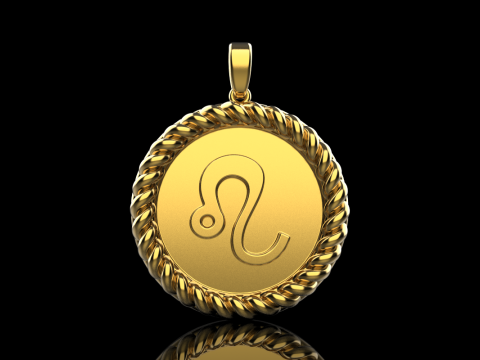 Zodiac sign lem model 854 3D Druckmodell