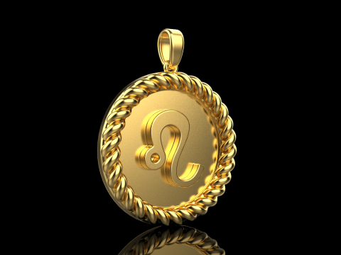 Zodiac sign lem model 854 3D Druckmodell