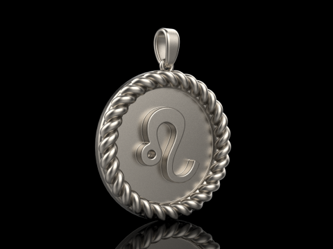 Zodiac sign lem model 854 3D Druckmodell