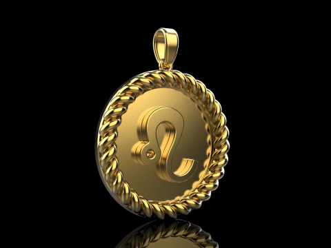 Zodiac sign lem model 854 3D Druckmodell