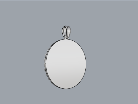 Zodiac sign Cancer pendant model 853 3D 打印模型