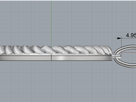 Кулон знак Зодіаку Близнюки модель 852 3D Принт Модель