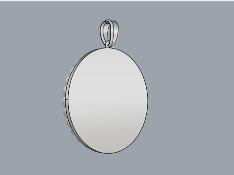 Кулон знак Зодіаку Близнюки модель 852 3D Принт Модель