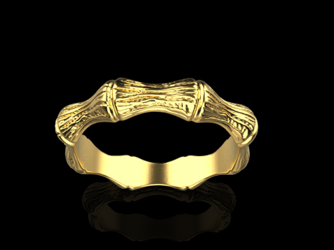 Bamboo ring model 849 Model Cetak 3D