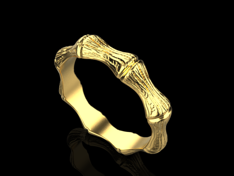 Bamboo ring model 849 Model Cetak 3D