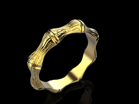 Bamboo ring model 849 Model Cetak 3D