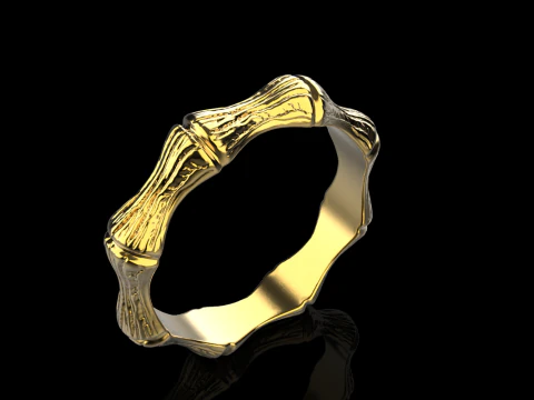 Bamboo ring model 849 3D Print Model