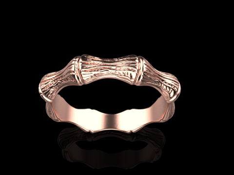 Bamboo ring model 849 Model Cetak 3D