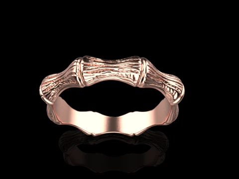 Bamboo ring model 849 3D Print Model