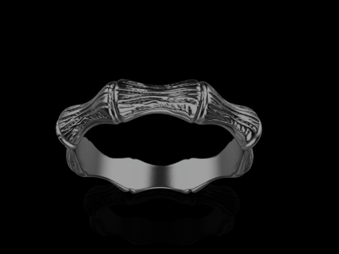 Bamboo ring model 849 Model Cetak 3D