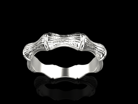 Bamboo ring model 849 Model Cetak 3D