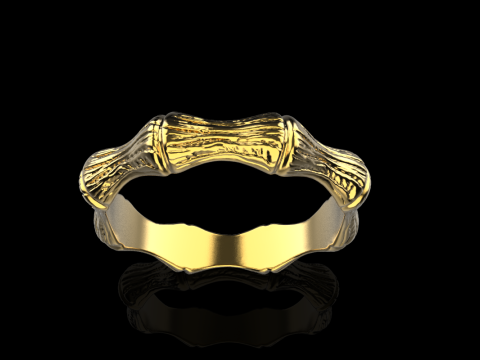 Bamboo ring model 849 Model Cetak 3D