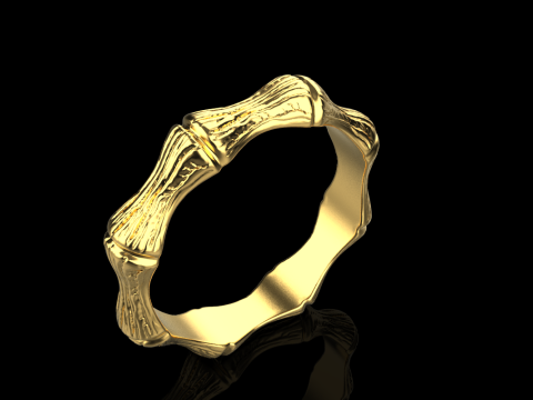 Bamboo ring model 849 Model Cetak 3D