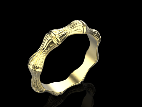 Bamboo ring model 849 Model Cetak 3D