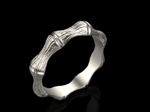 Bamboo ring model 849 Model Cetak 3D