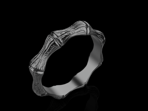 Bamboo ring model 849 Model Cetak 3D