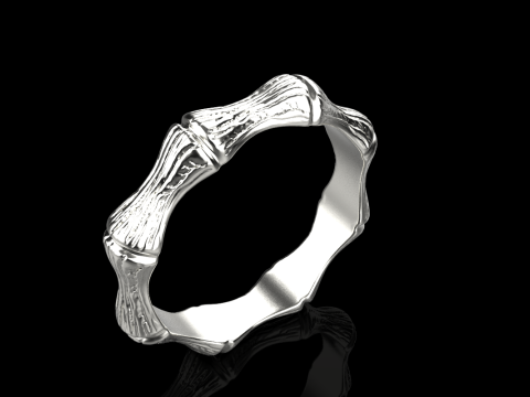 Bamboo ring model 849 Model Cetak 3D