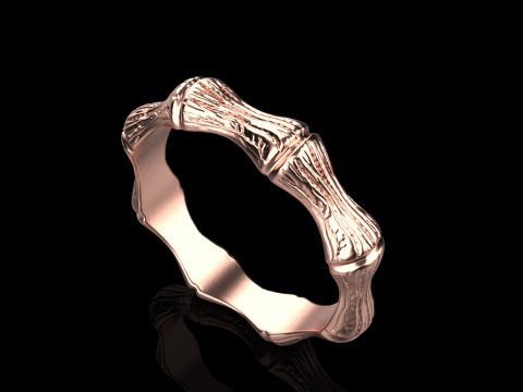 Bamboo ring model 849 Model Cetak 3D