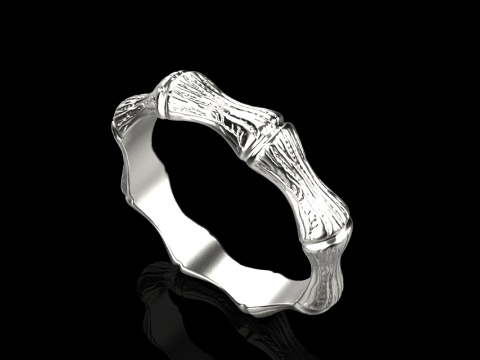 Bamboo ring model 849 Model Cetak 3D