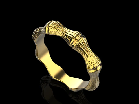 Bamboo ring model 849 3D Print Model