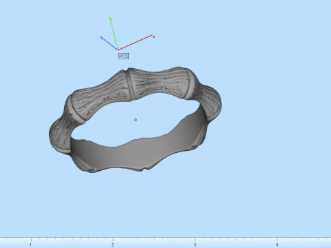 Bamboo ring model 849 3D Print Model