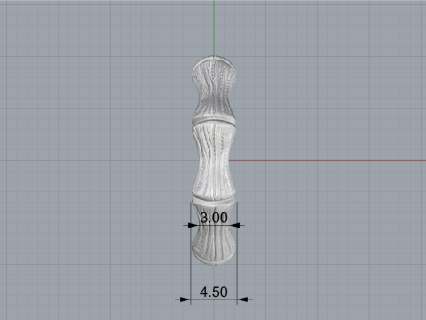 Bamboo ring model 849 Model Cetak 3D