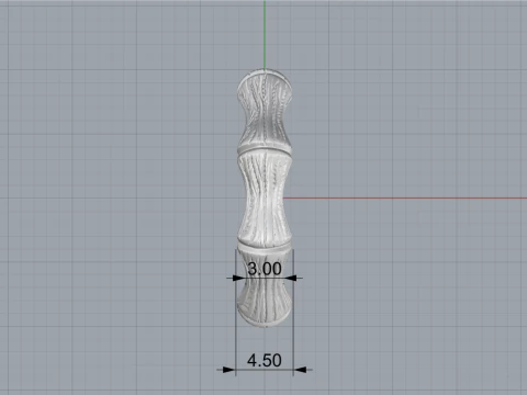 Bamboo ring model 849 3D Print Model